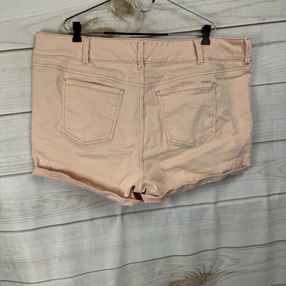 Torrid Salmon 5 Inch Jegging Super Soft High-Rise Shorts Size 24 - Picture 7 of 11